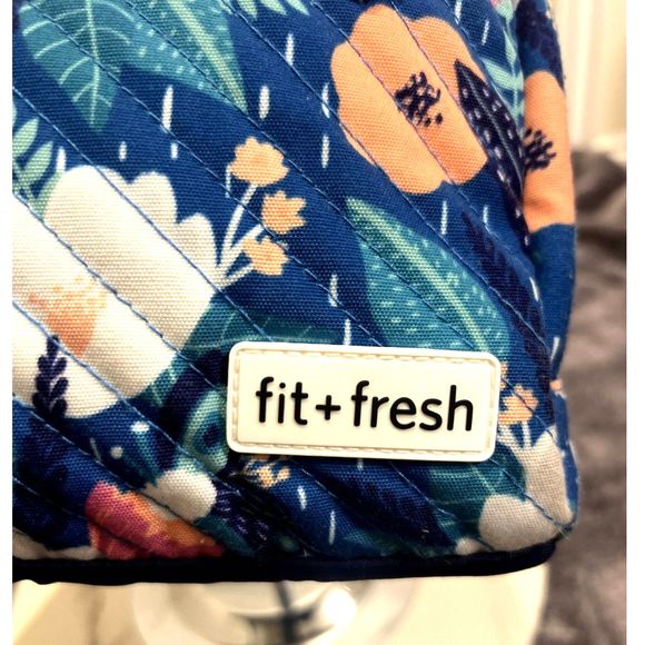 Fit & Fresh Anastasia Bag Flutter Floral Blue Lunch Bag: Pre-Owned - Picture 5 of 8